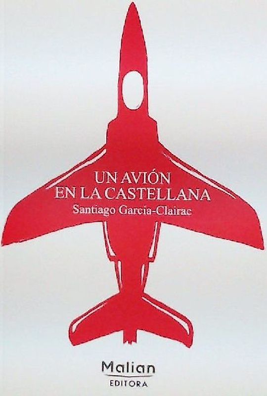 Un avión en la Castellana