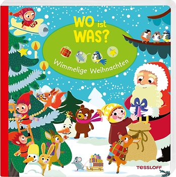 WO ist WAS? Wimmelige Weihnachten. Pappebuch für Kinder ab 2 Jahren