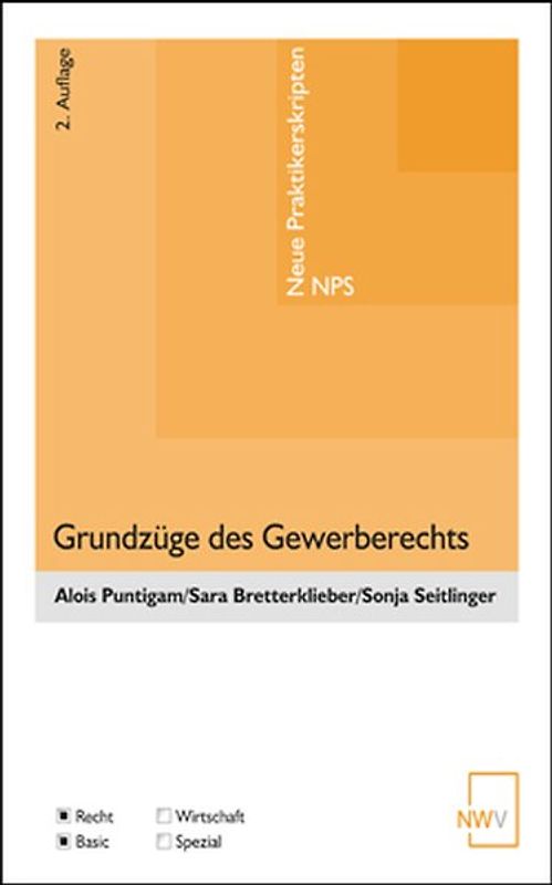 Grundzüge des Gewerberechts