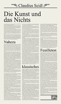 Die Kunst und das Nichts