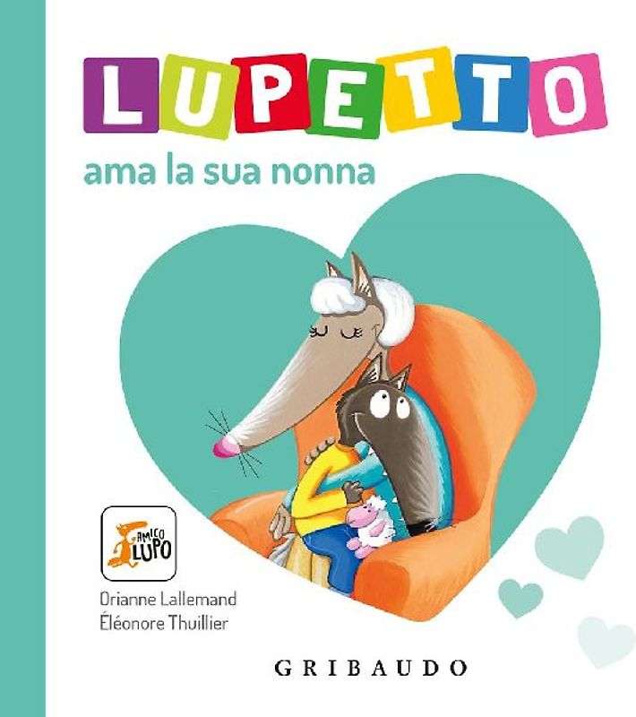 Lupetto ama la sua nonna. Amico Lupo