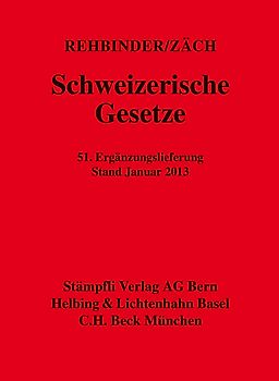 Schweizerische Gesetze, 51. Ergänzungslieferung