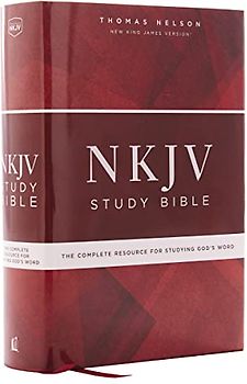 NKJV Study Bible, Hardcover, Red Letter Edition, Comfort Print