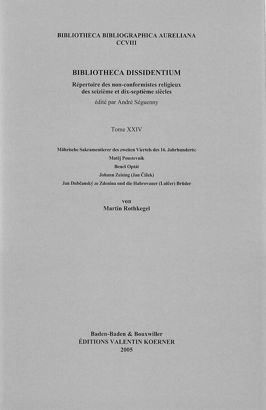 Bibliotheca Dissidentium XXIV