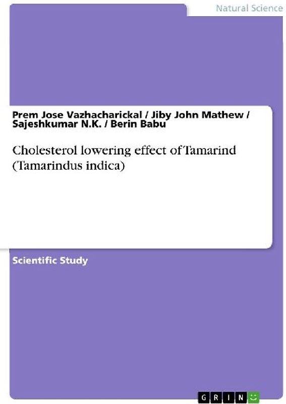 Cholesterol lowering effect of Tamarind (Tamarindus indica)
