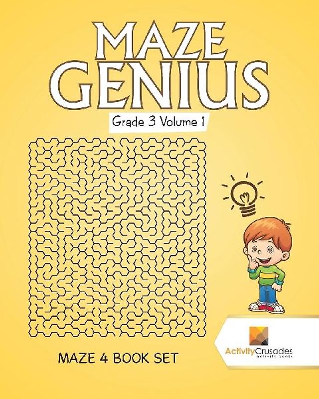 Maze Genius Grade 3 Volume 1