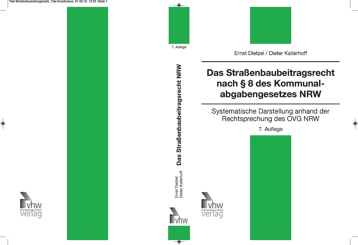 Das Straßenbaubeitragsrecht