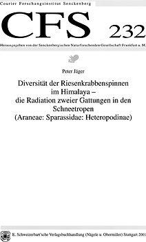 Diversität der Riesenkrabbenspinnen im Himalaya