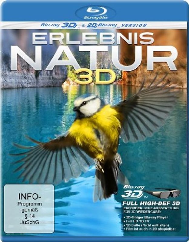 Erlebnis Natur 3D [inkl. 2D Version] 3D Blu-ray Disc