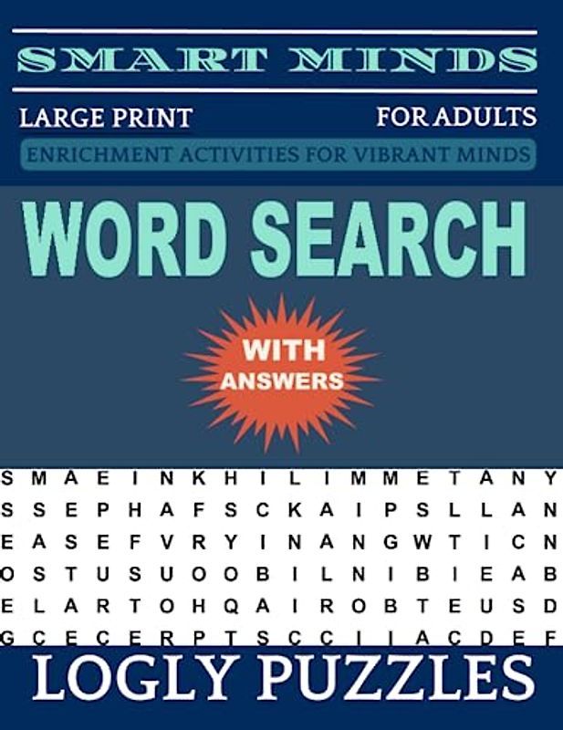 Word Search Book Large Print for Adults: 2400+ words New Fun and Relaxing Puzzles Book for Adults & Seniors with Answers Key