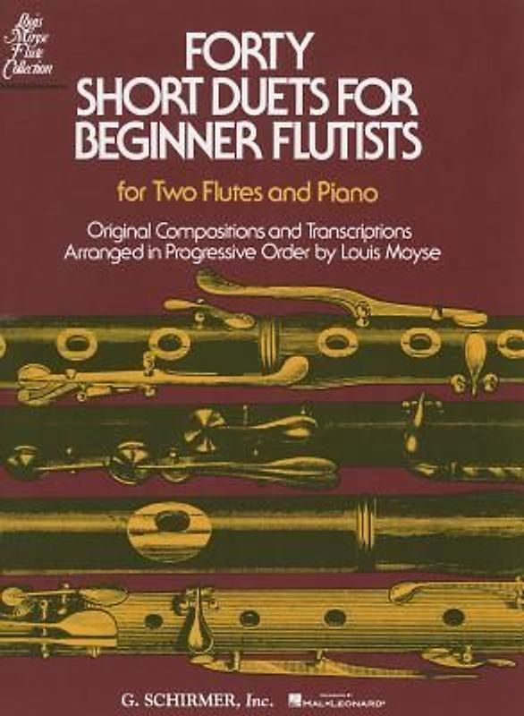 40 Short Duets for Beginner Flutists