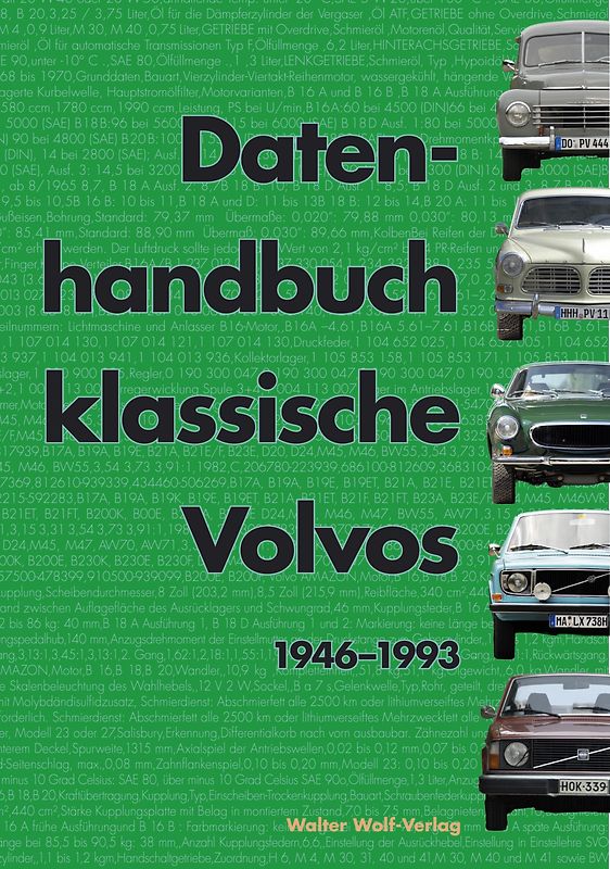 Datenhandbuch Klassische Volvos
