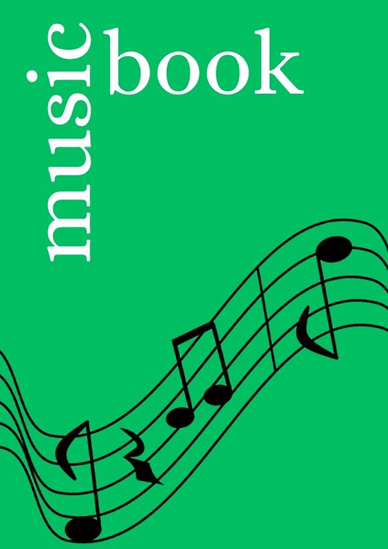 Music Book: DIN A4 Staff Book | 30 Pages with 12 Staves / Systems per Sheet | Paper 90g/m²