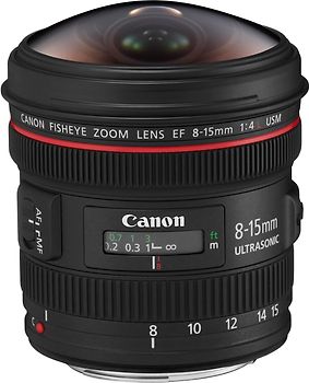 Canon EF 8-15 mm F4.0 L USM Fisheye (Canon EF Anschluss) schwarz