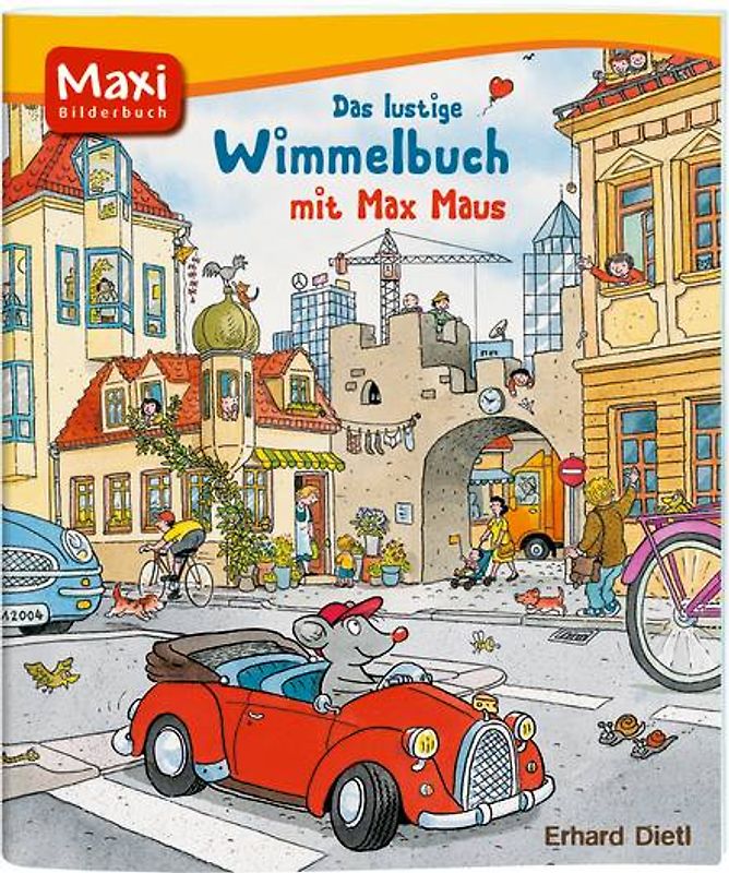 Das lustige Wimmelbuch mit Max Maus