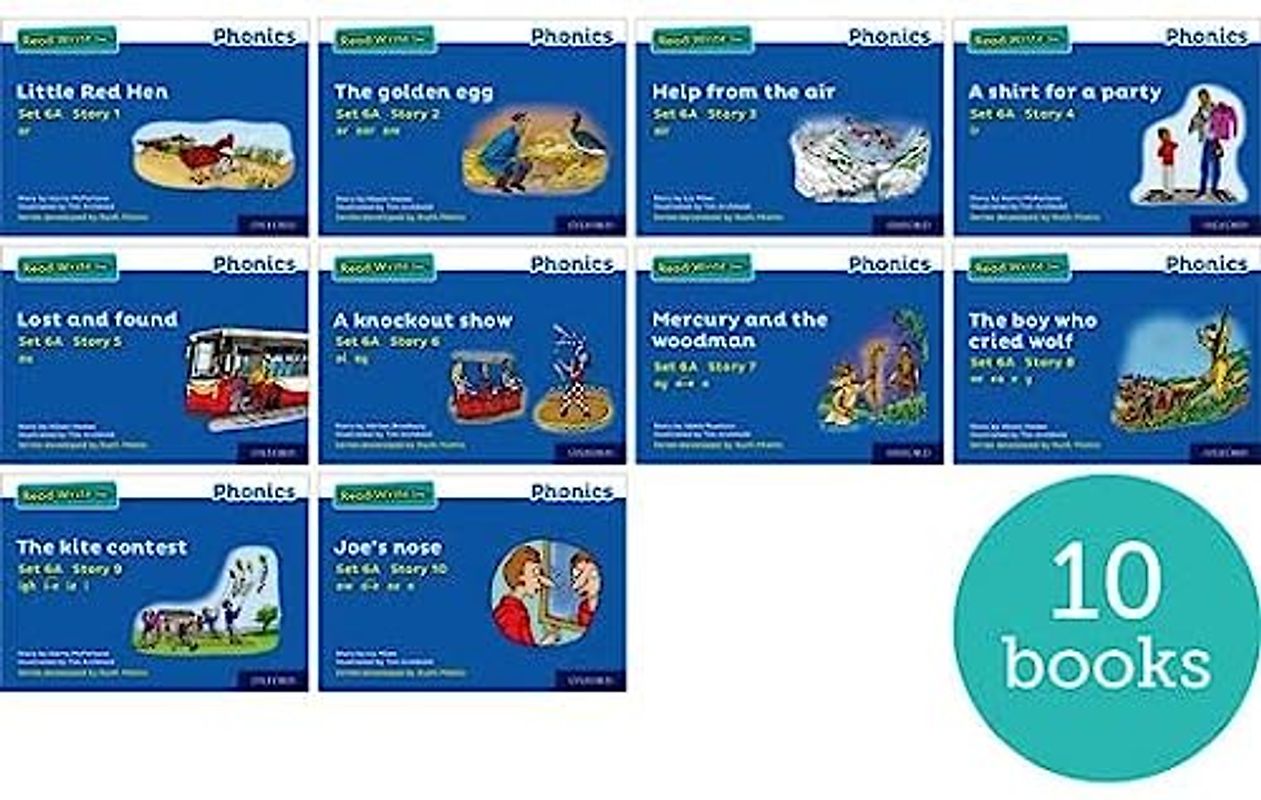 Read Write Inc. Phonics: Blue Set 6A Storybooks Pack of 10 (NC READ WRITE INC - PHONICS)