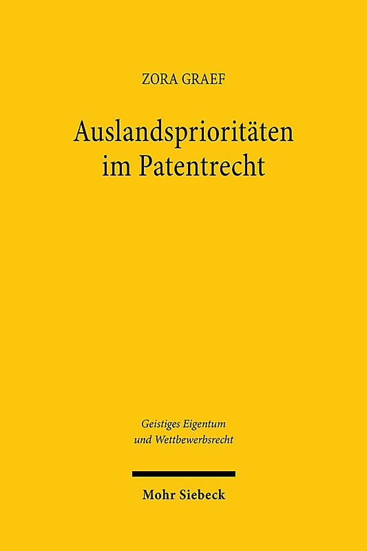 Auslandsprioritäten im Patentrecht