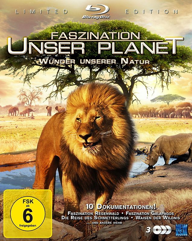Faszination Unser Planet - Wunder unserer Natur [Limited Edition, 3 Discs] Blu-ray Disc