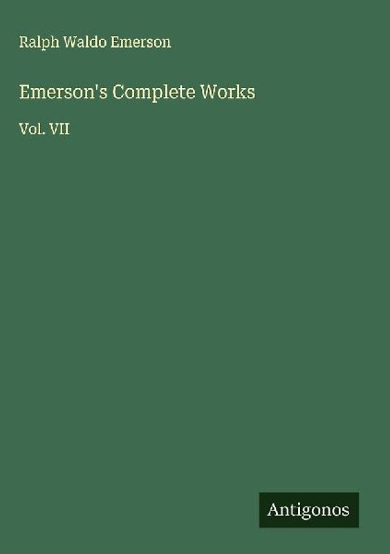 Emerson's Complete Works