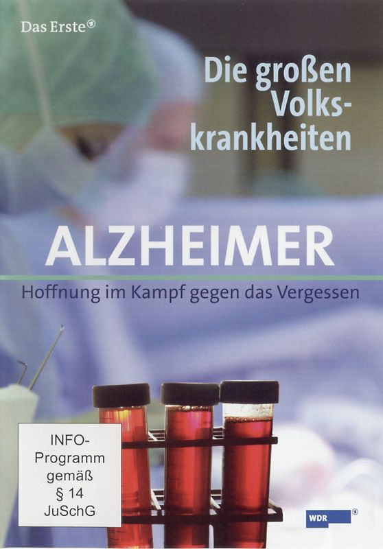 Alzheimer - Hoffnung im Kampf gegen das Vergessen (Reihe: Die großen Volkskrankheiten) 1 DVD, Länge: ca. 45 Minuten DVD