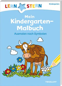 LERNSTERN Mein Kindergarten-Malbuch. Ausmalen nach Symbolen ab 4 Jahren