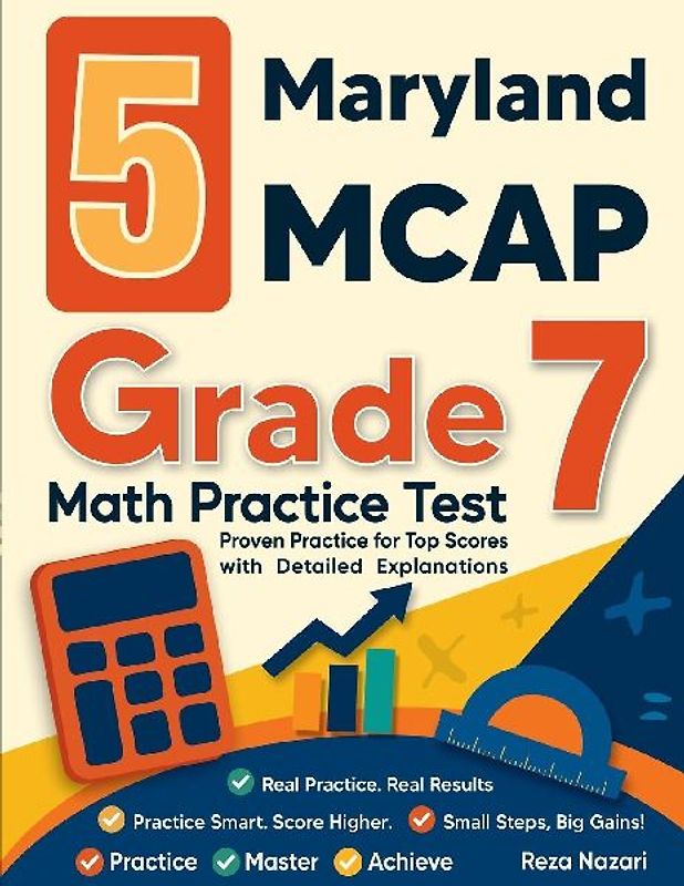 5 Maryland MCAP Grade 7 Math Practice Tests