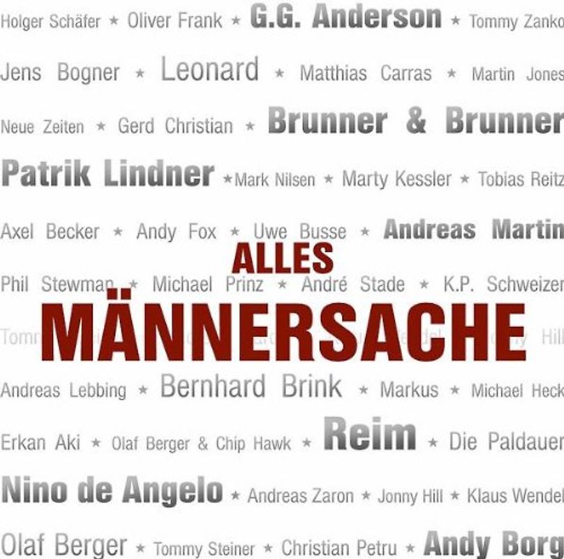 Various - Alles Männersache