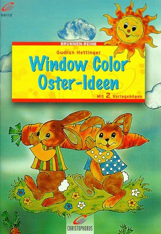 Window Color Oster-Ideen. Mit zwei Vorlagebögen