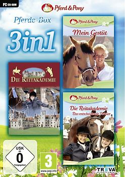 3in1 Pferde-Box: Mein Gestüt + Die Reitakademie + Die Reitakademie 2: Das entscheidende Turnier PC Spiele
