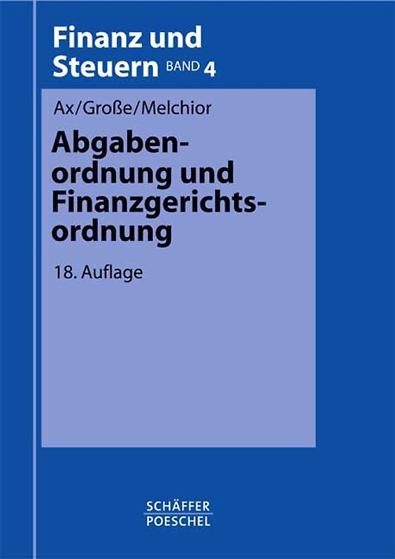 Abgabenordnung und Finanzgerichtsordnung