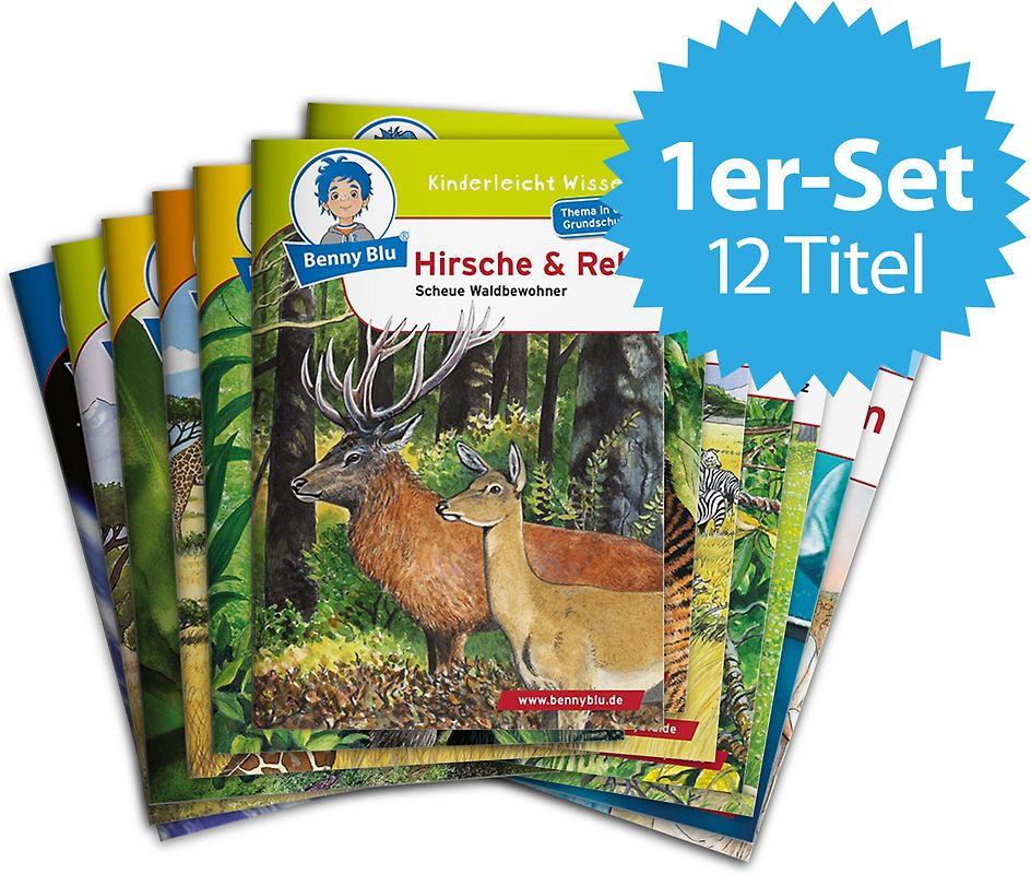 Benny Blu - 1er Set Bei uns im Wald 12 Titel