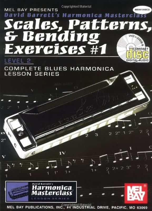 Scales, Patterns, & Bending Exercises #1: Level 2 [With CD] (David Barrett's Complete Harmonica Masterclass Lesson)