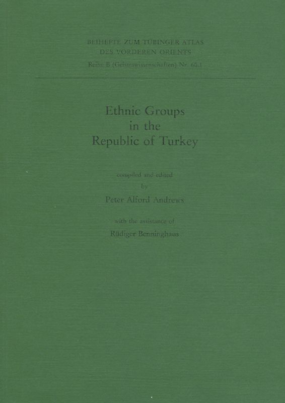 Ethnic Groups in the Republic of Turkey