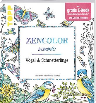 Zencolor moments Vögel & Schmetterlinge
