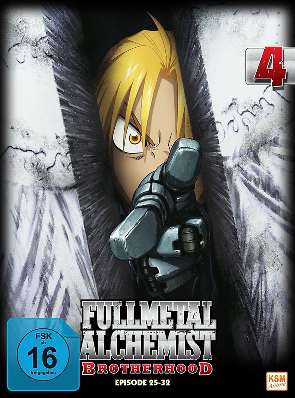 Fullmetal Alchemist: Brotherhood - Vol. 4 - Episode 25-32 [2 Discs, Limited Edition, inkl. Schuber] DVD