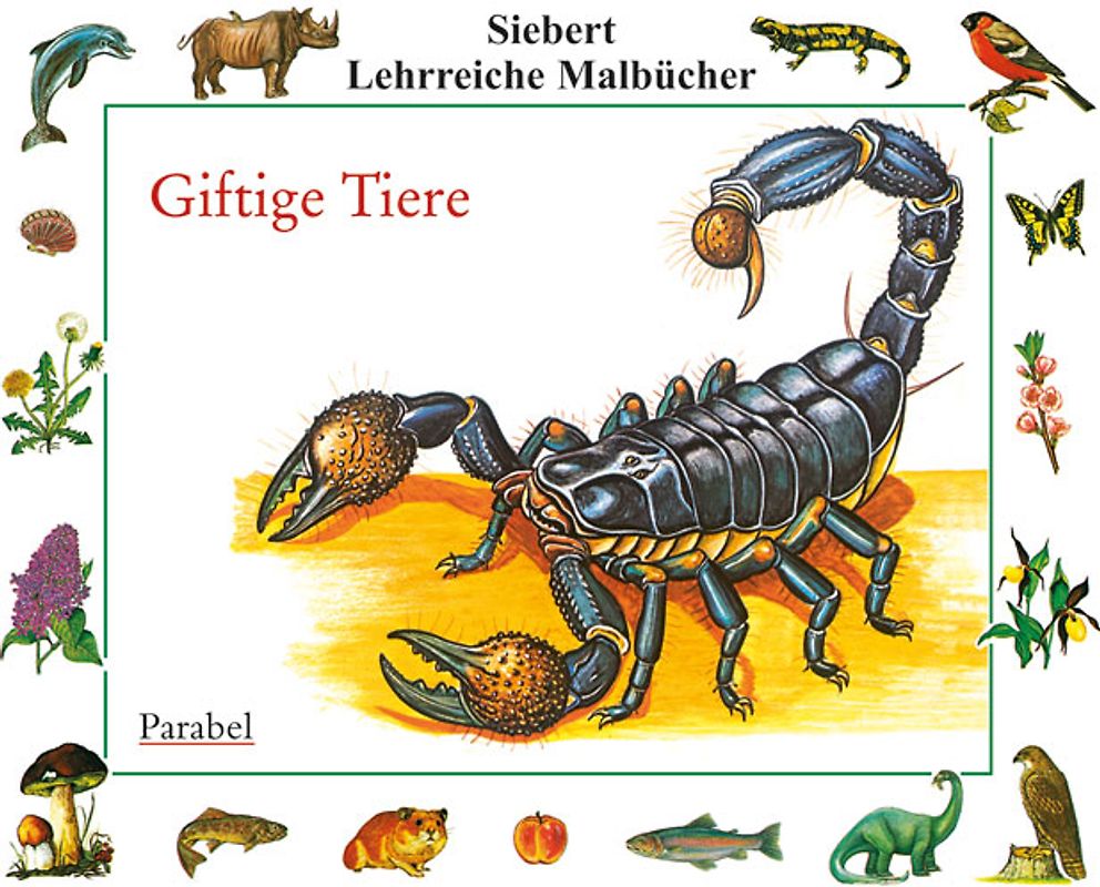 Giftige Tiere. Malbuch