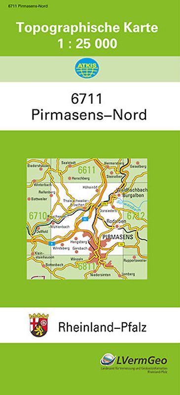 TK25 6711 Pirmasens-Nord