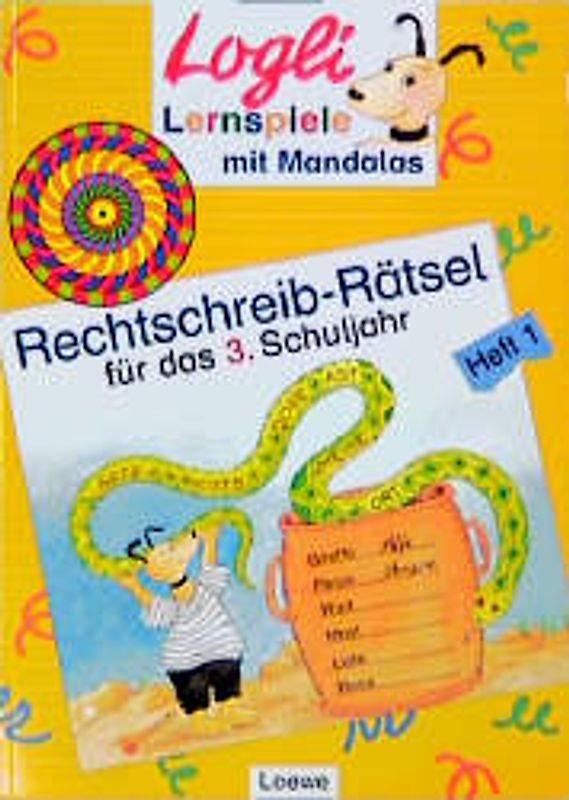 Rechtschreib-Rätsel mit Mandalas für das 3. Schuljahr