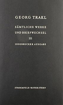 Sämtliche Werke und Briefwechsel. Innsbrucker Ausgabe. Historisch-kritische... / Dichtungen Sommer 1913 bis Herbst 1913