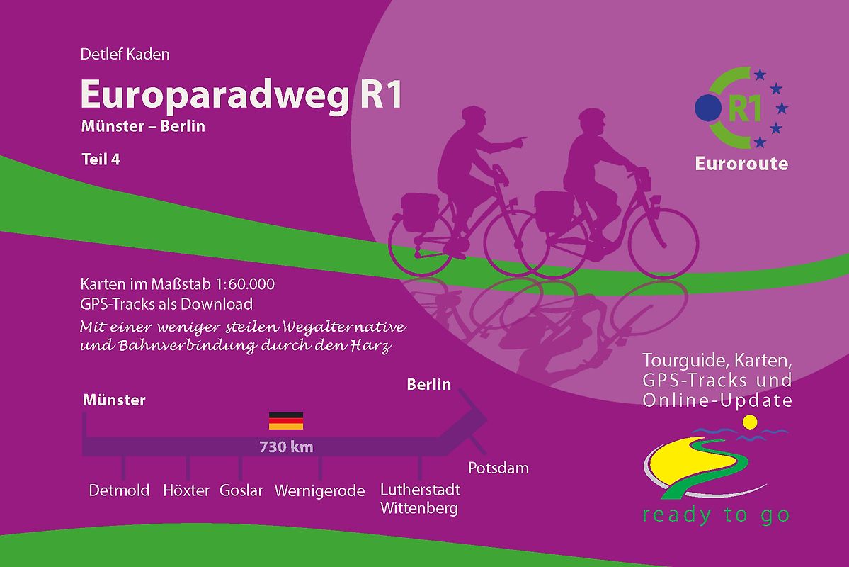 Europaradweg R1 Euroroute Teil 4: Münster-Berlin