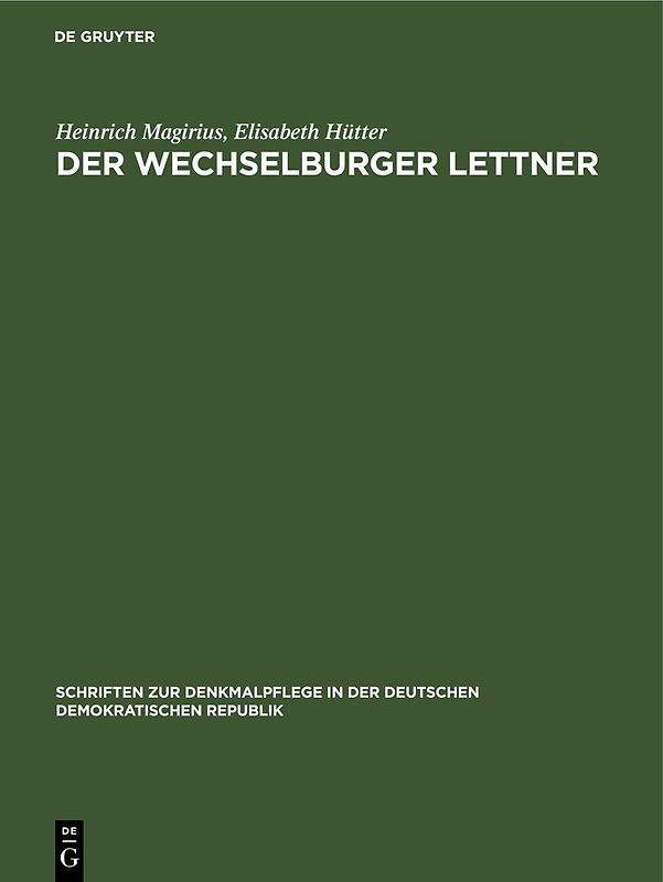 Der Wechselburger Lettner