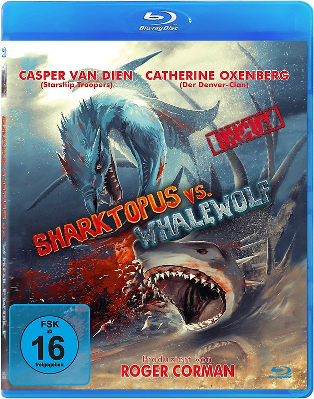 Sharktopus VS Whalewolf-Uncut Edition Blu-ray Disc