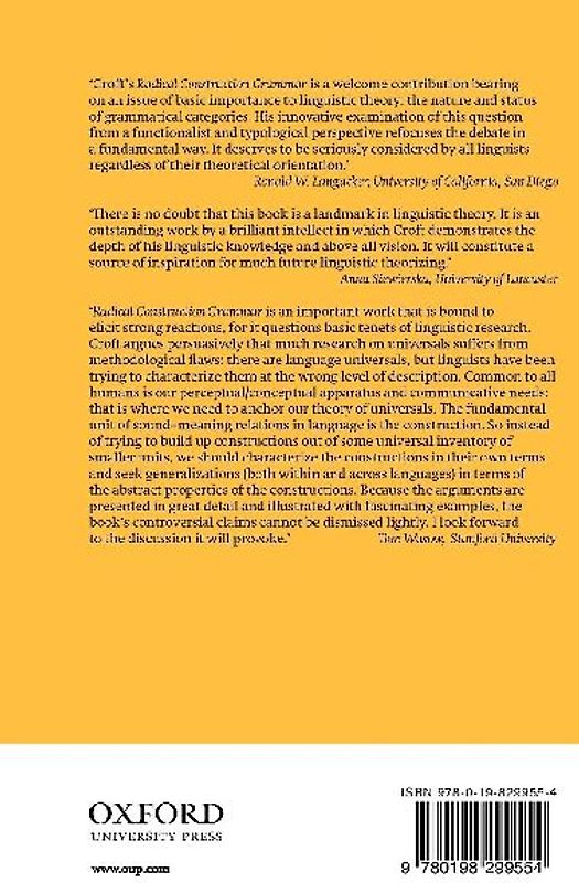 Radical Construction Grammar