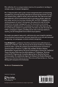 Teaching Content Management in Technical and Professional Communication