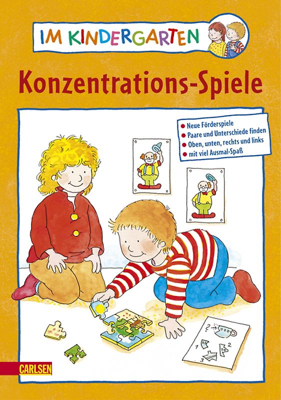 Im Kindergarten: Konzentrations-Spiele