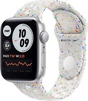 Apple Watch Nike SE 40 mm caja de aluminio plateado con pulsera deportiva Nike platino puro M/L [Wi-Fi]