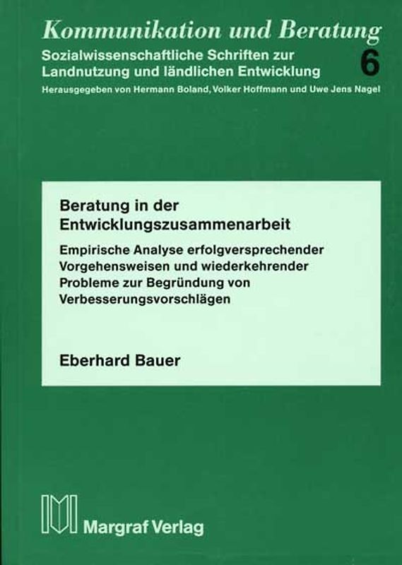 Beratung in der Entwicklungszusammenarbeit