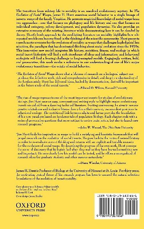 The Evolution of Social Wasps