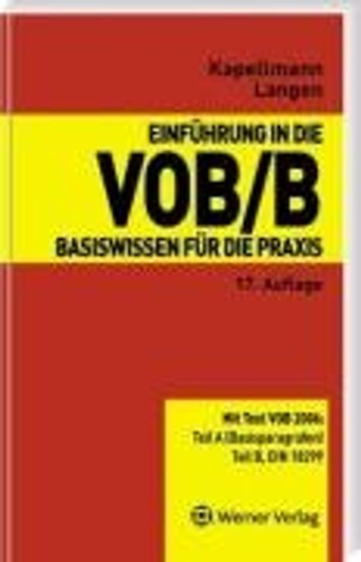 Einführung in die VOB/B