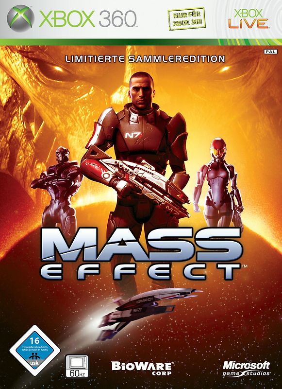 Mass Effect [Limited Collector's Edition, Steelbook, Grundlagen Buch, Bonus DVD, Artbook] Xbox 360